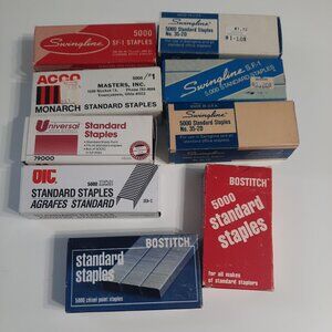 Vintage Office Supplies Mix Lot Staples Swingline Bostitch Standard Staples